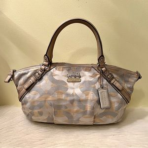 Vintage Coach Madison Shantung Chainlink Bag